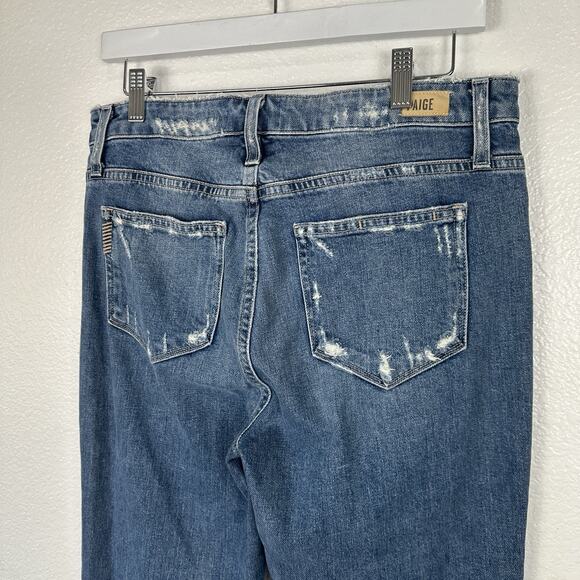 Paige Jeans Women Size 29 Hoxton Skinny Ankle Peg High Rise Button Fly - Picture 6 of 12